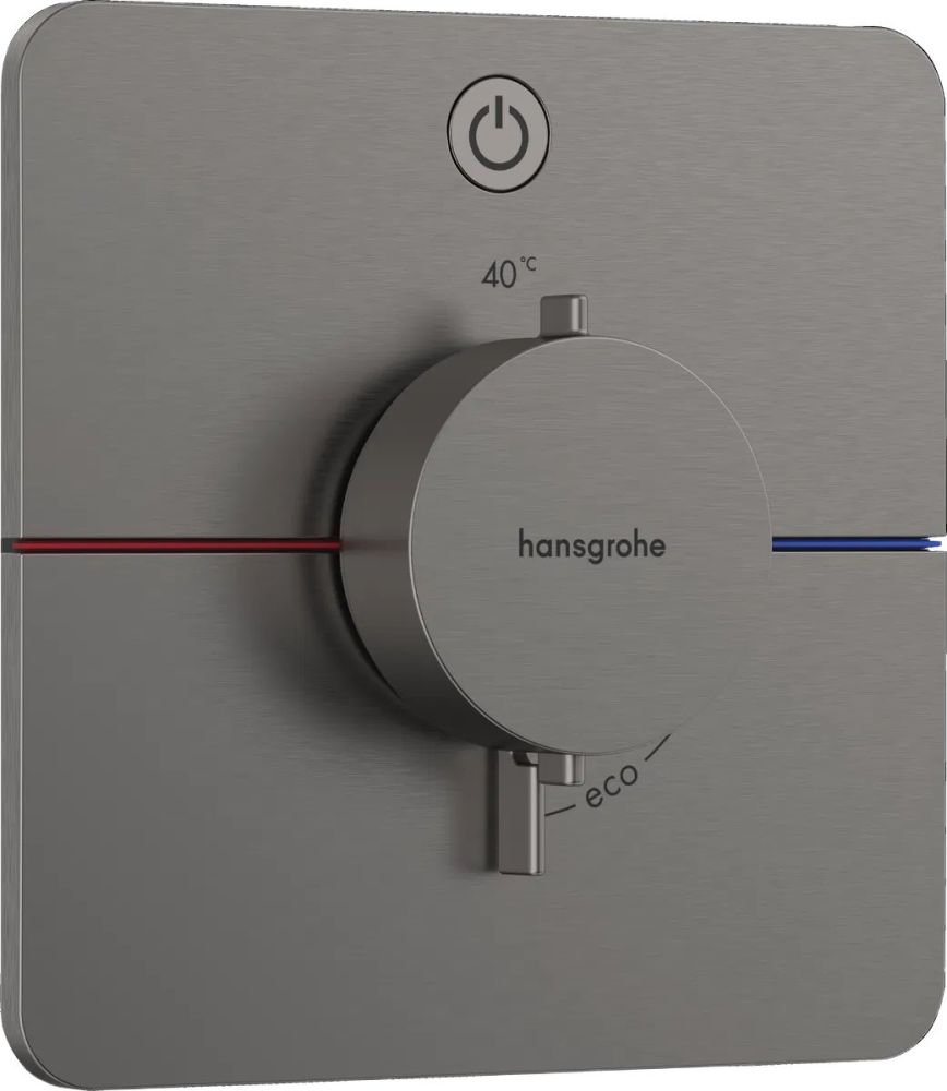 Змішувач прихованого монтажу Hansgrohe ShowerSelect Comfort Q чорний матовий хром 15581340