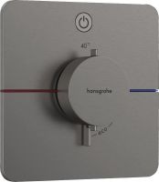 Змішувач прихованого монтажу Hansgrohe ShowerSelect Comfort Q чорний матовий хром 15581340