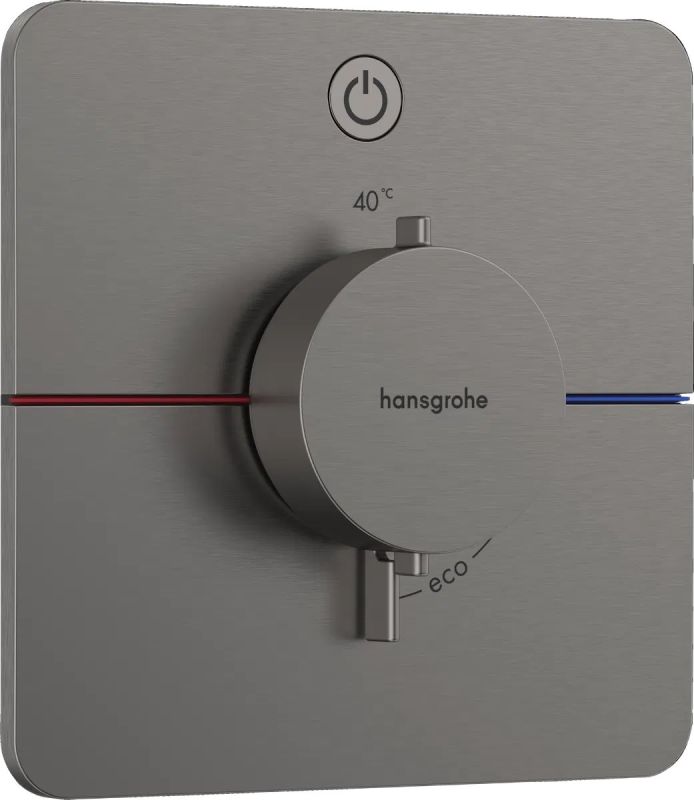 Змішувач прихованого монтажу Hansgrohe ShowerSelect Comfort Q чорний матовий хром 15581340