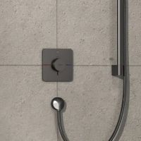 Змішувач прихованого монтажу Hansgrohe ShowerSelect Comfort Q чорний матовий хром 15581340