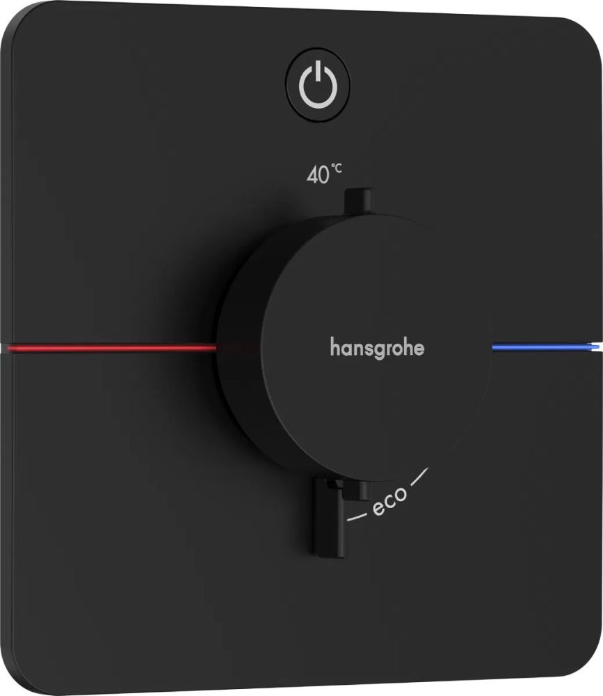 Змішувач прихованого монтажу Hansgrohe ShowerSelect Comfort Q чорний матовий 15581670