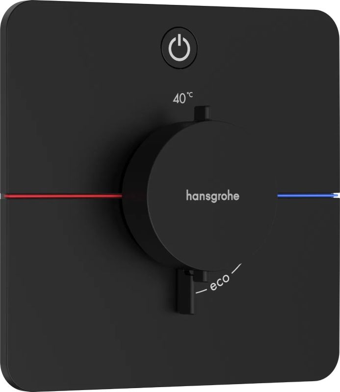 Змішувач прихованого монтажу Hansgrohe ShowerSelect Comfort Q чорний матовий 15581670