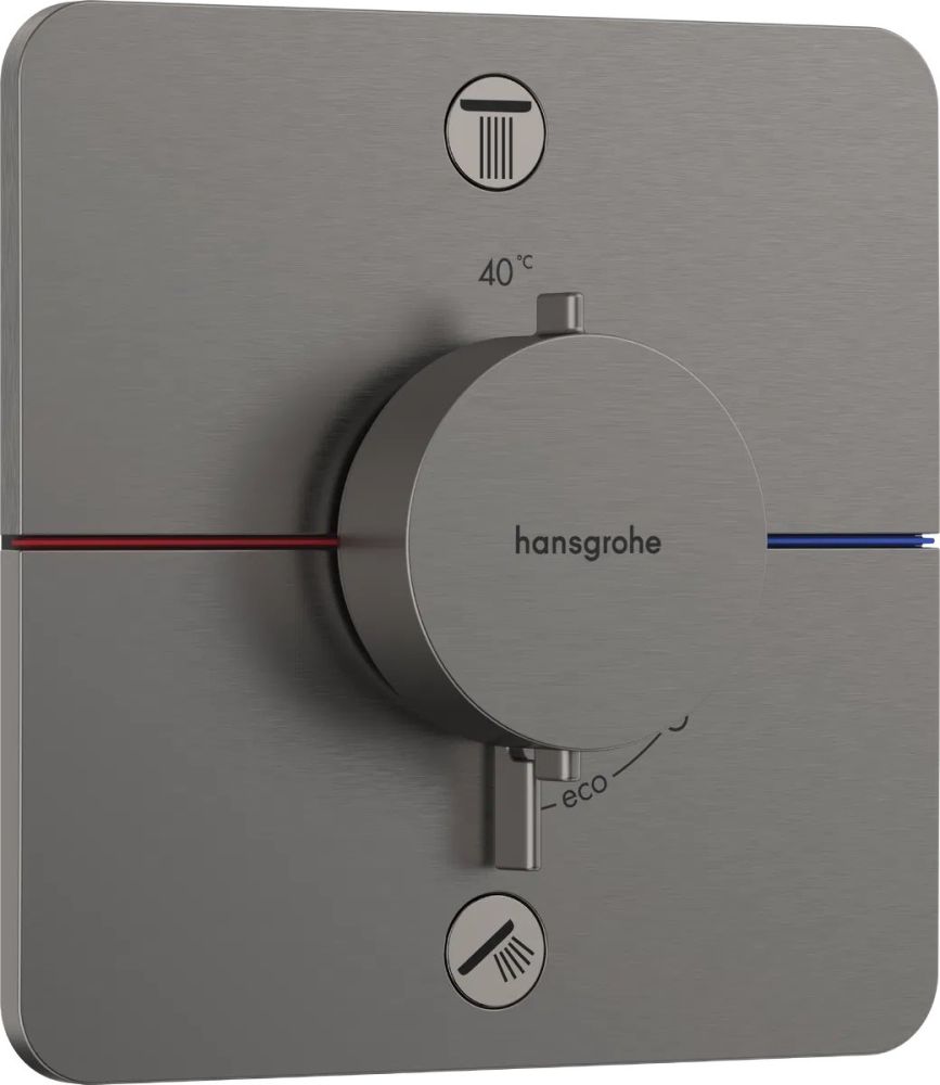 Змішувач прихованого монтажу Hansgrohe ShowerSelect Comfort Q чорний матовий хром 15583340