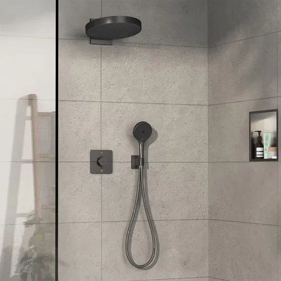 Змішувач прихованого монтажу Hansgrohe ShowerSelect Comfort Q чорний матовий хром 15583340