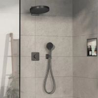 Змішувач прихованого монтажу Hansgrohe ShowerSelect Comfort Q чорний матовий хром 15583340