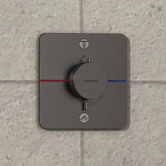 Змішувач прихованого монтажу Hansgrohe ShowerSelect Comfort Q чорний матовий хром 15583340