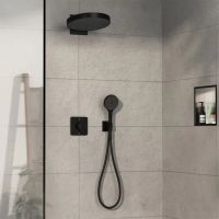 Змішувач прихованого монтажу Hansgrohe ShowerSelect Comfort Q чорний матовий 15583670