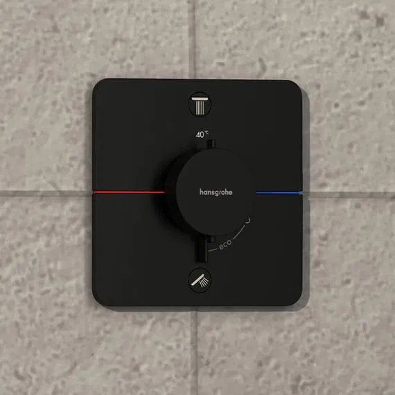 Змішувач прихованого монтажу Hansgrohe ShowerSelect Comfort Q чорний матовий 15583670