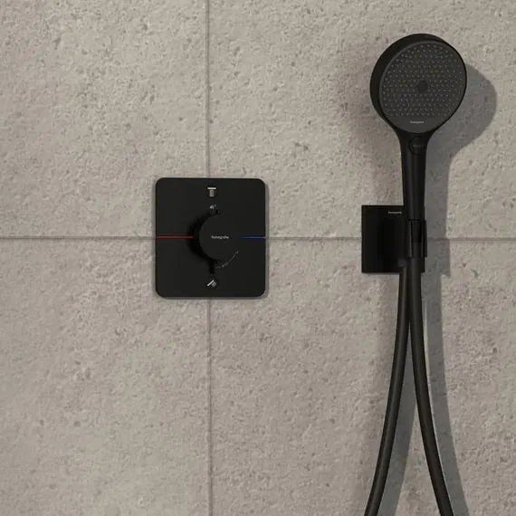 Змішувач прихованого монтажу Hansgrohe ShowerSelect Comfort Q чорний матовий 15583670