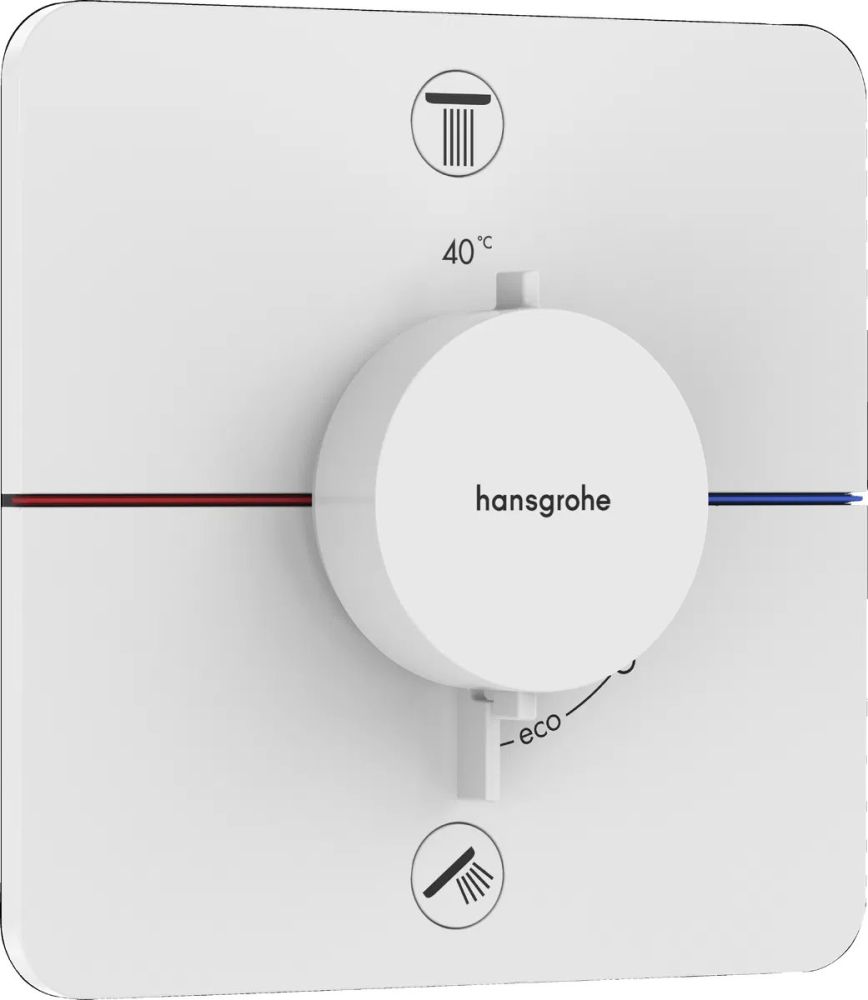 Змішувач прихованого монтажу Hansgrohe ShowerSelect Comfort Q білий матовий 15583700