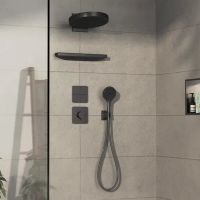 Змішувач прихованого монтажу Hansgrohe ShowerSelect Comfort Q чорний матовий хром 15588340