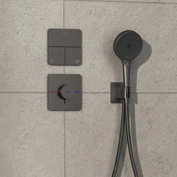 Змішувач прихованого монтажу Hansgrohe ShowerSelect Comfort Q чорний матовий хром 15588340