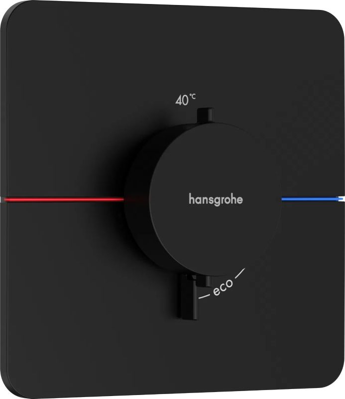 Змішувач прихованого монтажу Hansgrohe ShowerSelect Comfort Q чорний матовий 15588670