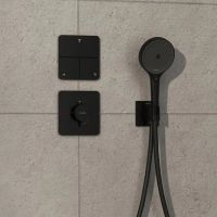 Змішувач прихованого монтажу Hansgrohe ShowerSelect Comfort Q чорний матовий 15588670