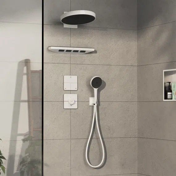 Змішувач прихованого монтажу Hansgrohe ShowerSelect Comfort Q білий матовий 15588700