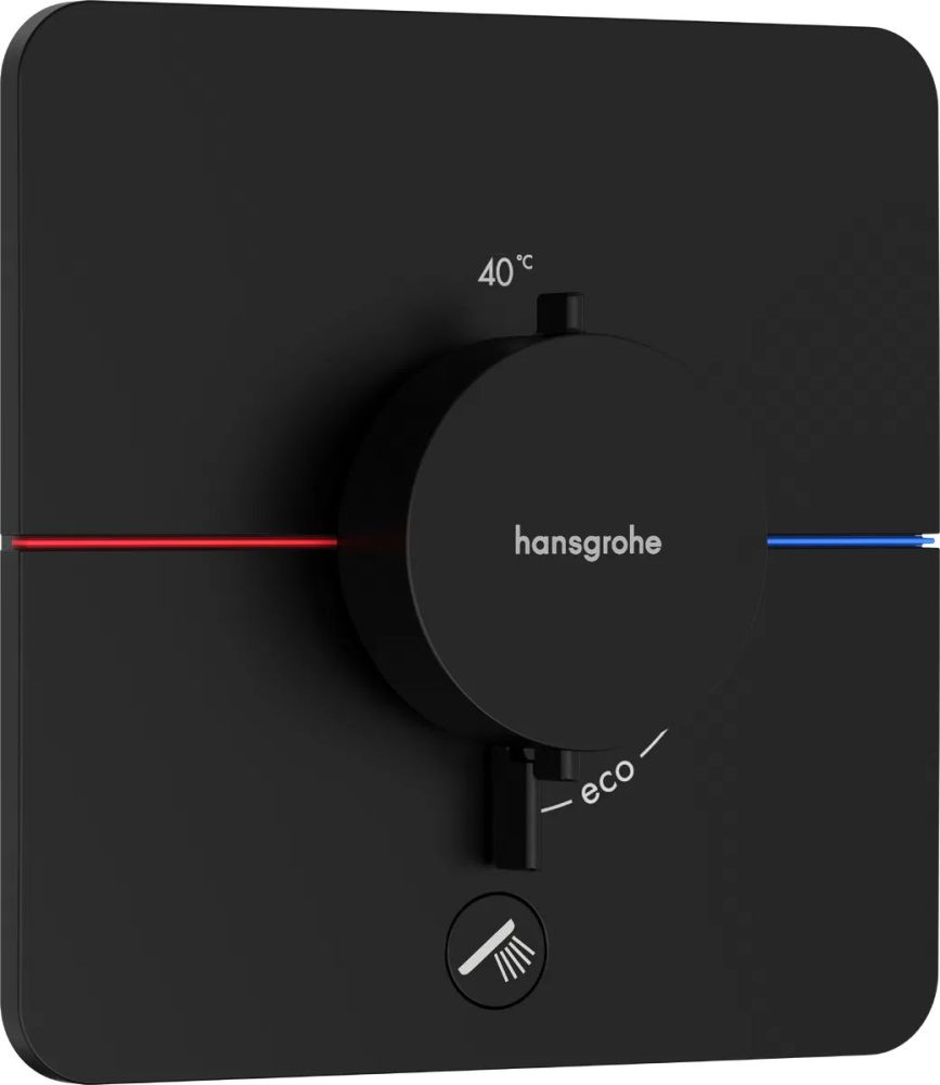 Змішувач прихованого монтажу Hansgrohe ShowerSelect Comfort Q чорний матовий 15589670