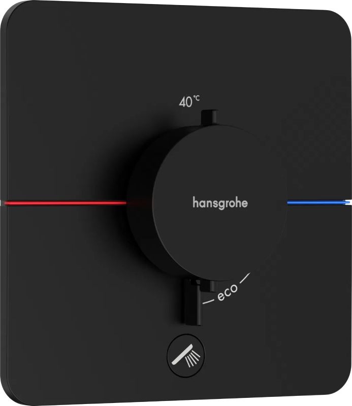 Змішувач прихованого монтажу Hansgrohe ShowerSelect Comfort Q чорний матовий 15589670
