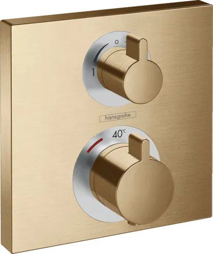 Змішувач прихованого монтажу Hansgrohe Ecostat бронза 15714140