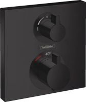 Змішувач прихованого монтажу Hansgrohe Ecostat чорний матовий 15714670