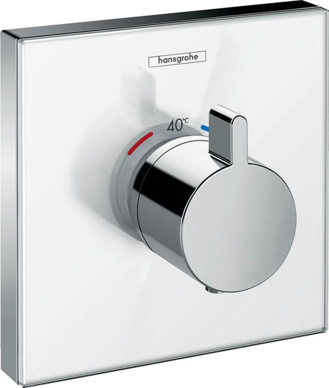 Змішувач прихованого монтажу Hansgrohe ShowerSelect білий матовий 15734400