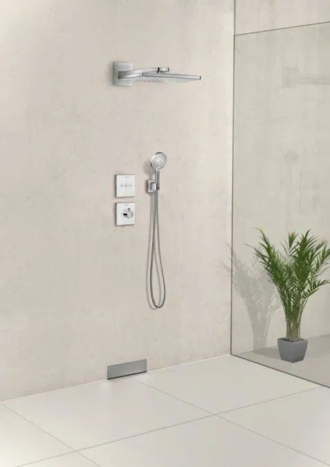 Змішувач прихованого монтажу Hansgrohe ShowerSelect білий матовий 15734400