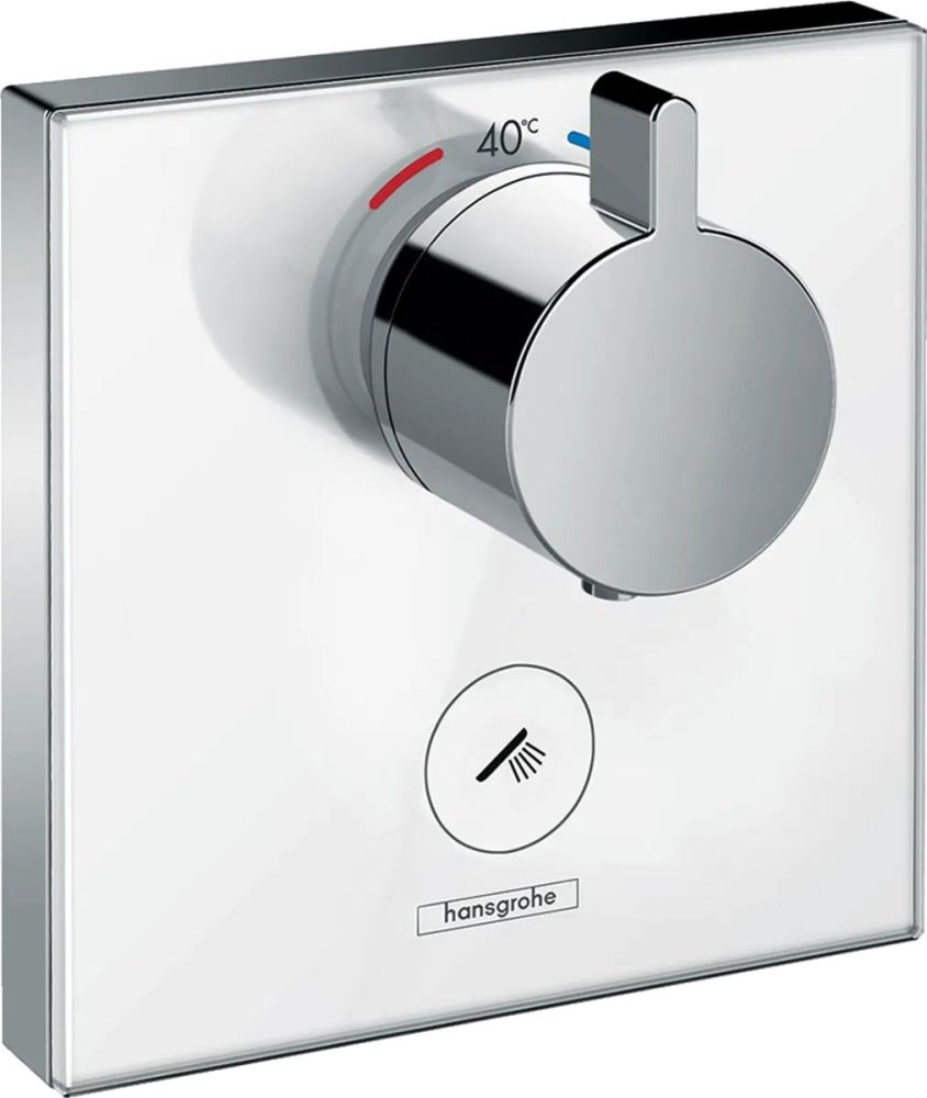 Змішувач прихованого монтажу Hansgrohe ShowerSelect білий матовий 15735400