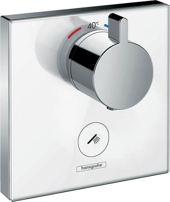 Змішувач прихованого монтажу Hansgrohe ShowerSelect білий матовий 15735400