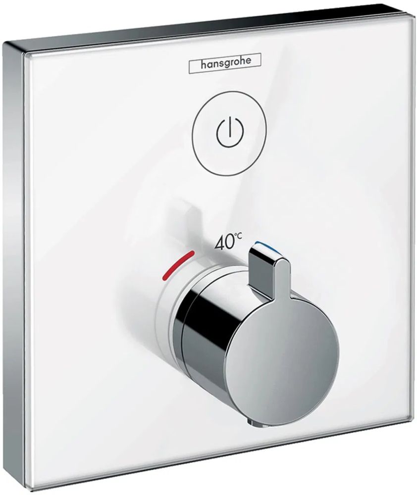 Змішувач прихованого монтажу Hansgrohe ShowerSelect білий матовий 15737400