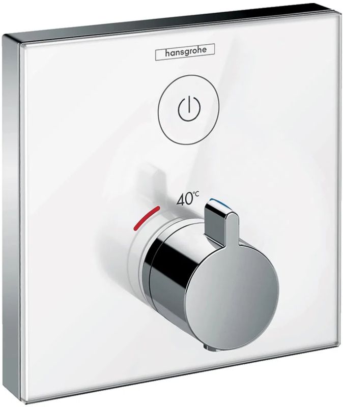 Змішувач прихованого монтажу Hansgrohe ShowerSelect білий матовий 15737400