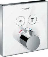 Змішувач прихованого монтажу Hansgrohe ShowerSelect білий матовий 15738400