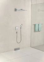 Змішувач прихованого монтажу Hansgrohe ShowerSelect білий матовий 15738400