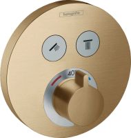 Змішувач прихованого монтажу Hansgrohe ShowerSelect S бронза 15743140