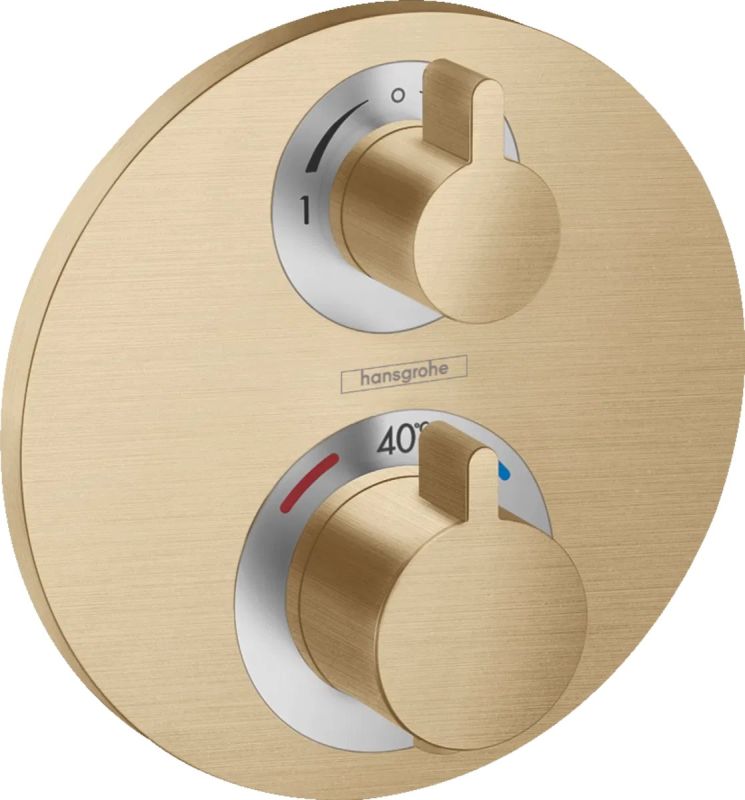 Змішувач прихованого монтажу Hansgrohe Ecostat S бронза 15758140