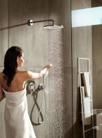 Змішувач прихованого монтажу Hansgrohe Ecostat S чорний матовий 15758670