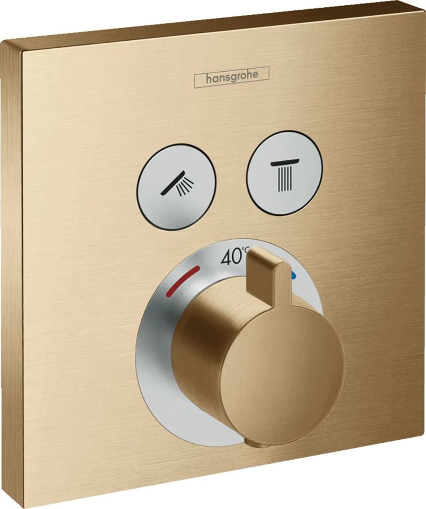 Змішувач прихованого монтажу Hansgrohe ShowerSelect бронза 15763140