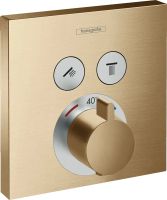 Змішувач прихованого монтажу Hansgrohe ShowerSelect бронза 15763140
