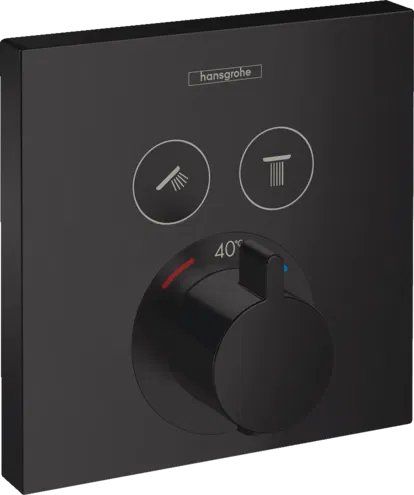 Змішувач прихованого монтажу Hansgrohe ShowerSelect чорний матовий 15763670