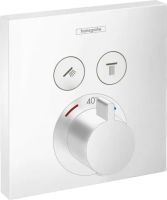 Змішувач прихованого монтажу Hansgrohe ShowerSelect білий матовий 15763700