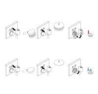 Змішувач прихованого монтажу Hansgrohe ShowerSelect хром 15765000