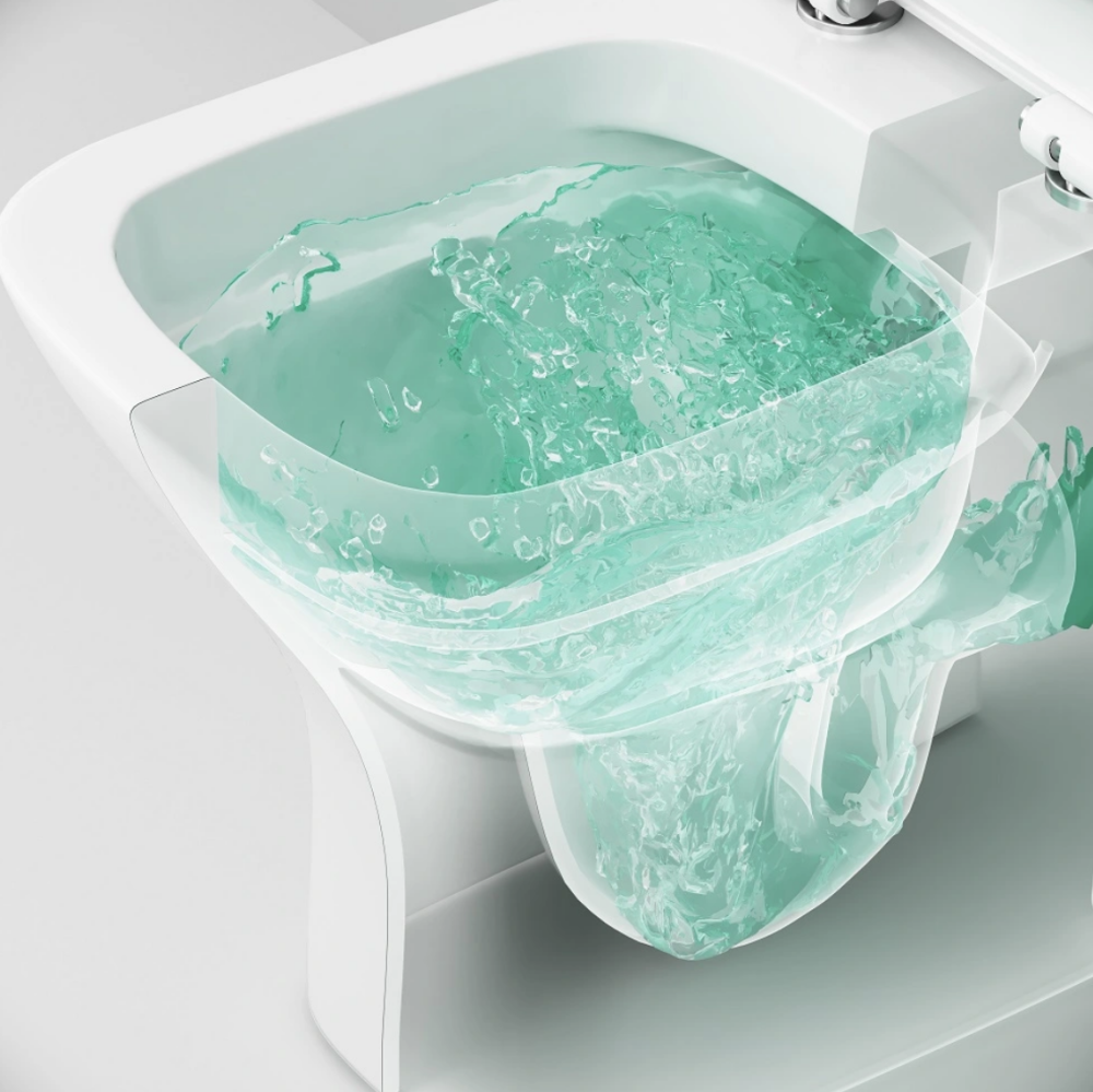 Унітаз підлоговий Am.Pm Gem Rimless CGA8601SC з бачком і сидінням Soft Close