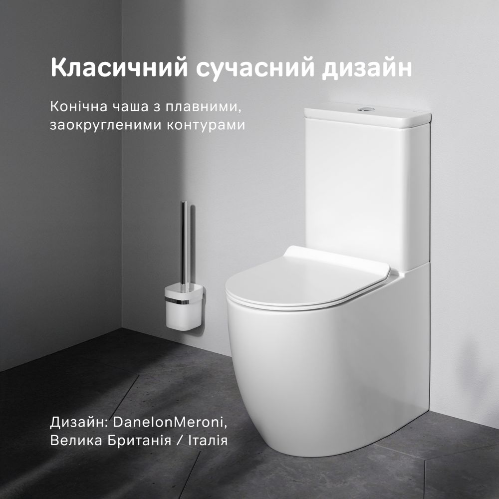  Унитаз напольный Am.Pm Like Aquaspin CLA8600SC с бачком и сиденьем Soft Close
