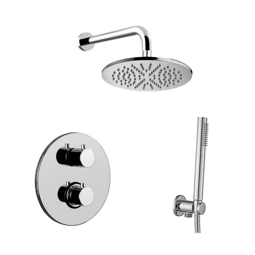 Душевая система скрытого монтажа Paffoni Shower хром KITLIQ018CR300