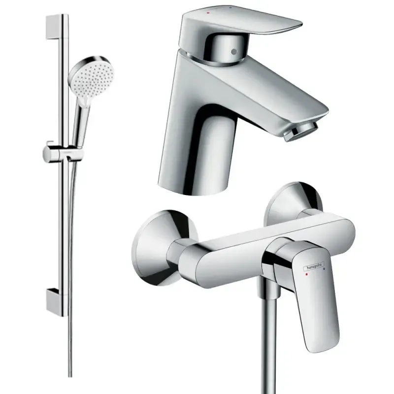 Набір змішувачів Hansgrohe Logis 3 в 1 хром 20200006