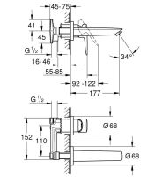 Змішувач для раковини Grohe BauLoop хром 20289001