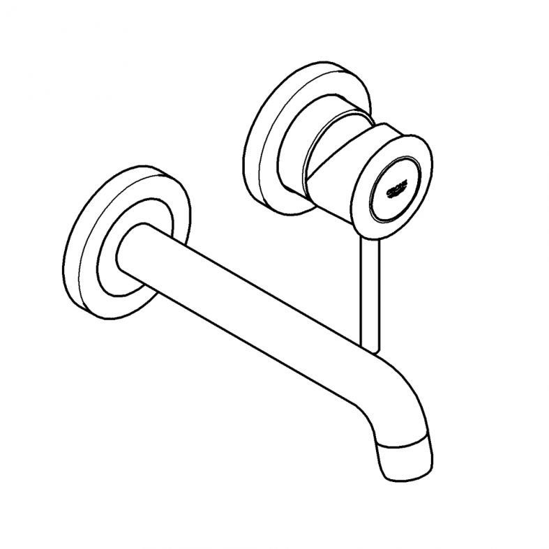 Змішувач для раковини Grohe BauClassic хром 2029200C