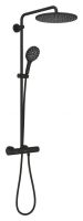 Душевая система с термостатом Grohe Rainshower SmartActive фантомный черный 22119KF0