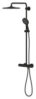 Душевая система с термостатом Grohe Rainshower SmartActive фантомный черный 22119KF0