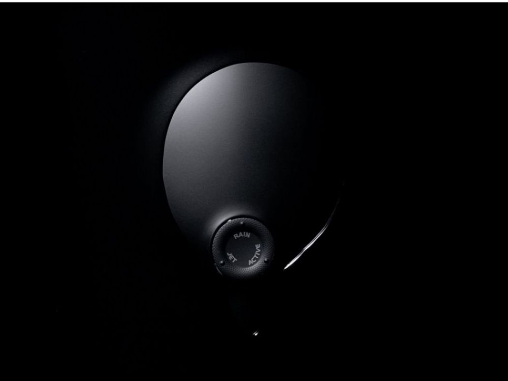 Душевая система с термостатом Grohe Rainshower SmartActive фантомный черный 22119KF0