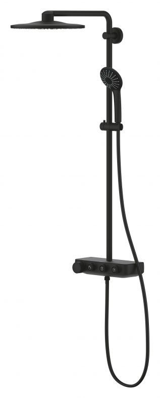 Душова система з термостатом Grohe Euphoria SmartControl фантомний чорний 22120KF0
