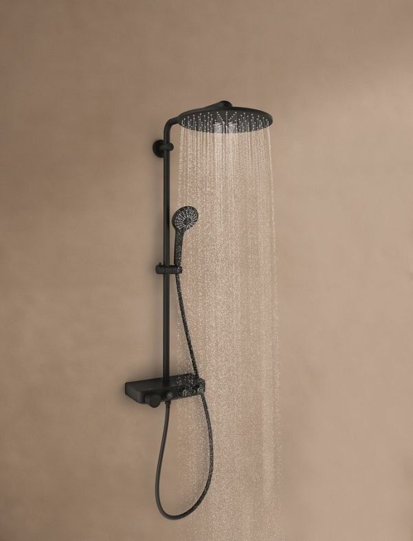 Душова система з термостатом Grohe Euphoria SmartControl фантомний чорний 22120KF0